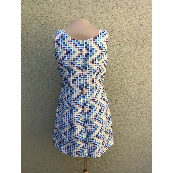 Rampage Sleeveless Mosaic Print Mini Dress - Picture 2 of 6